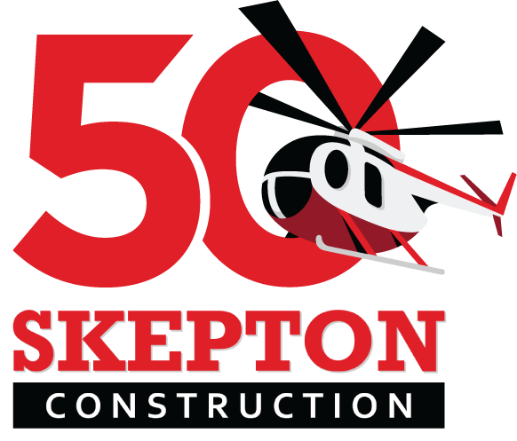 Skepton Construction - 50 Years Badge